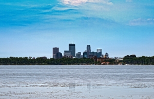 Downtown Minneapolis from Lake Calhoun
