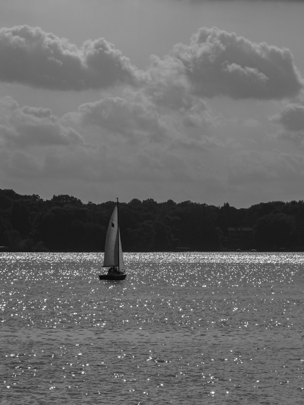 Sailing on Riley Lake